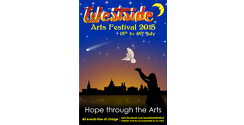 Poster design for a community arts festival